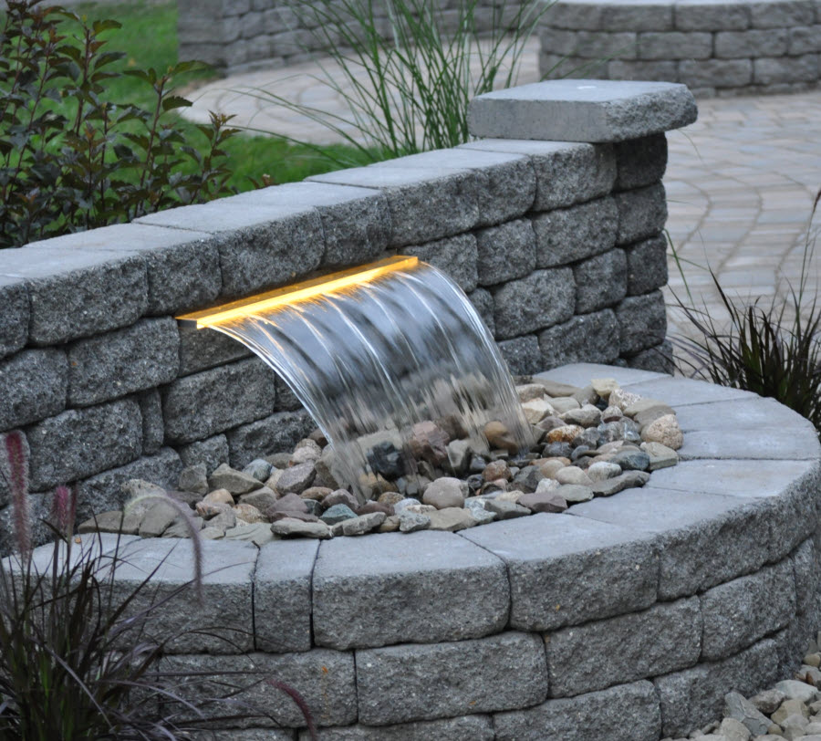 Colorfalls™ Pond Kit - Complete Lighted Pondfree Waterfall ...