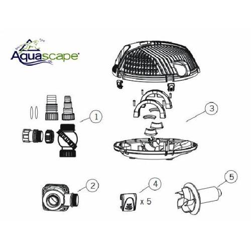 Replacement Parts for AquaForce™ (G2) Pond Pumps by Aquascape®