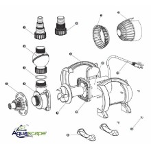 Replacement Parts for AquaSurge™ (G2) Pond Pumps by Aquascape®