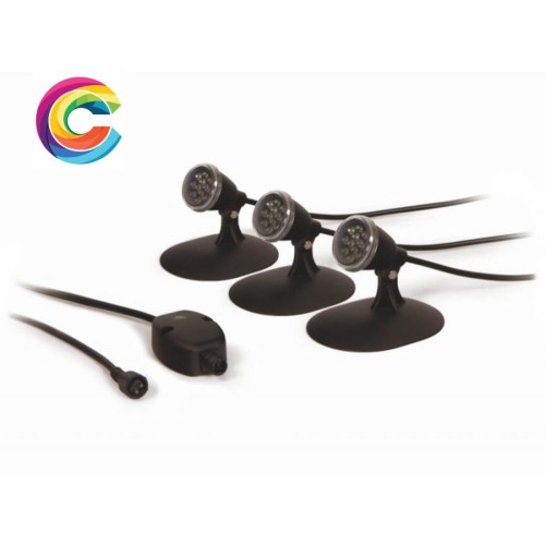 Color Changing 3-Spot Lighting Kit from Atlantic® Color Changing 3-Spot Lighting Kit from Atlantic®