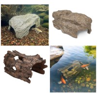 Faux Rock Caves & Faux Logs For Fish
