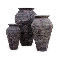 Stacked Slate Urn Fountains by Aquascape®