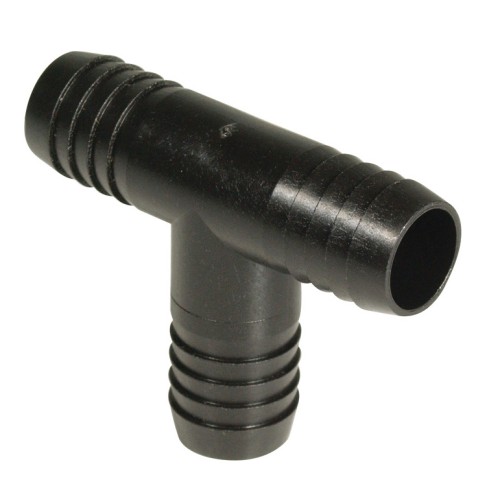 Black Poly Barbed Hose Tees (HB x HB x HB)