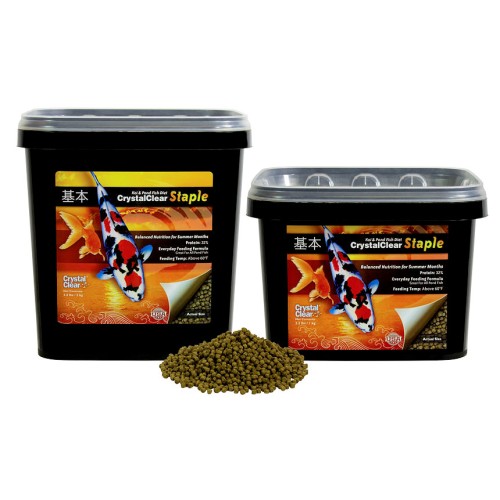 Staple™ summertime fish food for koi and pond fish by CrystalClear®