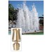 Cascade™ Ice Tower Geyser Brass Fountain Nozzle